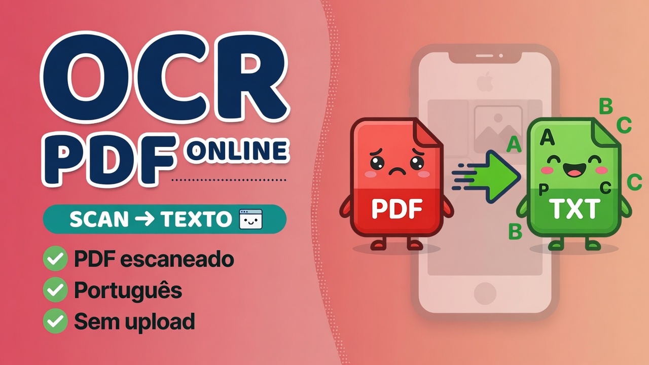 OCR PDF Online Grátis - Extrair Texto de PDF Escaneado