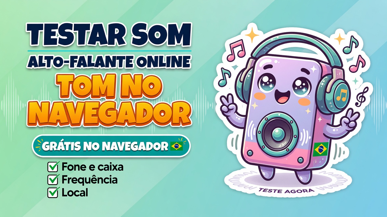 Testar Alto-Falante Online Grátis - Som no Navegador